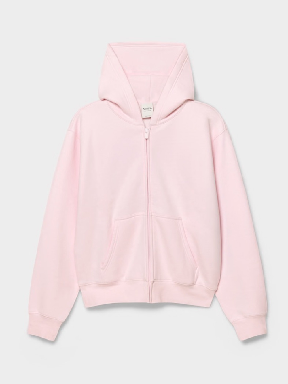TNA Dusty Pink boyfriend Full-Zip Hoodie